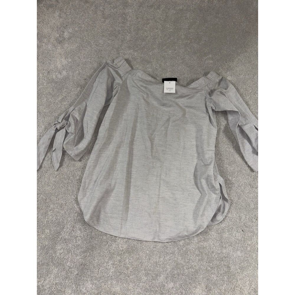 club monaco sophiya top chemise heather‎ gray size 6